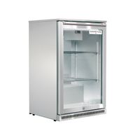 SANTOS Outdoor Edelstahl-Kühlschrank „Miami“, Single-Glastür, 114 Liter
