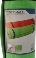 Robuste Fitnessmatte Yogamatte Grün grau 180 x 50 x 1,2 cm