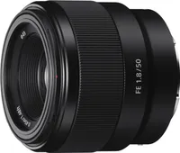 Sony SEL-50F18F Standard Objektiv (Festbrennweite, 50 mm, F1.8, Vollformat, geeignet für A7, A6000, A5100, A5000 und Nex Serien, E-Mount) schwarz