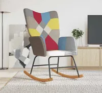 vidaXL Hojdacie kreslo Patchwork Fabric