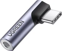 Adapter audio UGREEN AV154 USB-C do mini jack 3.5mm (szary)
