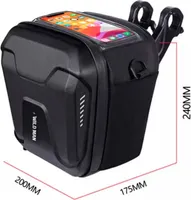 WILDMAN 3L Tasche mit Lenkerabdeckung Ninebot Xiaomi Soflow Viron Denver uvm