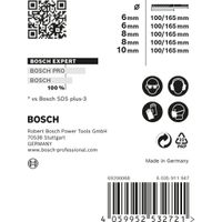 Expert SDS plus-7X Hammerbohrer-Set, 6/6/8/8/10 mm, 5-tlg.