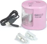 Elektrické dvojité ořezávátko RAPESCO PS12-USB růžové