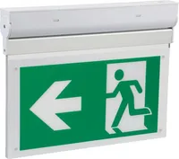 LED-Rettungsleuchte L-Lux Standard ECO, Einzelbatterie-Notleuchte, 307x232x35mm