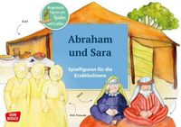 Abraham und Sara. Spielfiguren für die Erzählschiene.
