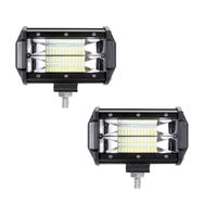 TRMLBE 2 * 72W LED pracovné svetlo, 10-30V LED pomocné svetlomety Offroad svetlomety, 5400LM na pracovné svetlo IP67 reflektor SUV Truck UTV