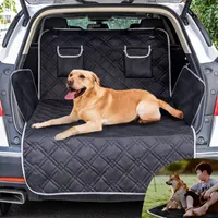 Freetoo Auto Hundedecke,Wasserdicht Autoschondecken für Hunde, Kofferraum Hundedecke für Auto, Kombi, Van & SUV, Kofferraumdecke für den Hund mit Stosstangenschutz, Extra Stark Gepolstert
