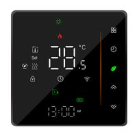 WiFi Smart Thermostat Raumthermostat fuer 5A Wassererwaermung Fussbodenheizung ,Temperaturregler Woechentlich programmierbar Unterstuetzt Touch Control / Mobile APP / Sprachsteuerung Kompatibel mit Alexa / Google Home