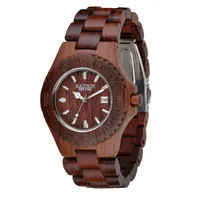 Madison New York Uni Uhr Armbanduhr Holzuhr G4542C