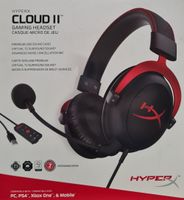 HyperX Cloud II - Herní sluchátka pro PC / PS / XBOX - Červená