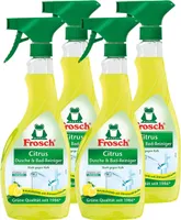 4x Frosch Citrus Dusche & Bad Reiniger 500 ml Sprühflasche