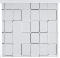vidaXL Duschrollo 120x240 cm Quadratmuster
