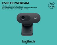 Logitech C505 HD - 1280 x 720 pixelov - 30 fps - 1280x720@30fps - 720p - 60° - USB