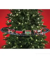 Weihnachtszug Mit Baumständer Elektrischer Zug Mit Weihnachtsbeleuchtung