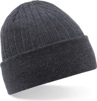 Beechfield B447 | Thinsulate Beanie Wintermütze - Farbe: Dark Graphite - Größe: One Size