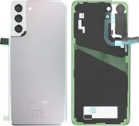 Original Samsung Galaxy S21+ G996B Akkudeckel Backcover Batterie Deckel Silber & Werkzeug