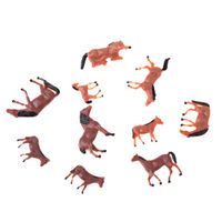 12er-Set Miniatur Tierfiguren Tiermodell Spielzeugfiguren mit verschiedenen 