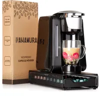 Hanamura Nespresso Kapselhalter – Kaffeekapselhalter mit Schublade -Kapselhalter für 40 Kapseln - kaffeekapseln aufbewahrung