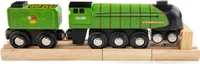 Drewniana replika lokomotywy Eisenhower firmy Bigjigs Rail