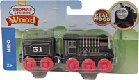 Thomas & Friends GGG67 Detské vláčiky a koľaje, lokomotíva Hiro, drevené hračky, drevené vláčiky
