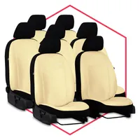 Autositzbezüge Maß Schonbezüge Auto für Volkswagen Tiguan Allspace (17-)  7-Sitze