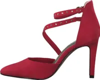MARCO TOZZI Damen Pumps Riemchen Strass Stilettoabsatz spitze Form 2-24407-42, Größe:38 EU, Farbe:Rot