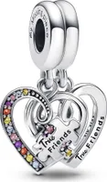 Pandora Puzzleteil Herzen Teilbarer Freundschafts- Charm-Anhänger 792239C01 Anhänger
