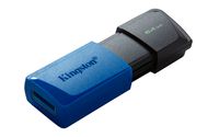 Kingston Technology DataTraveler Exodia M, 64 GB, USB Typ-A, 3.2 Gen 1 (3.1 Gen 1), Dia, 10 g, Schwarz, Blau