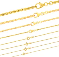 Goldkette Ankerkette Länge 55cm - Breite 1,1mm - 333-8 Karat Gold
