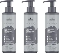 Chroma ID Platinum Grey Color Mask 9-12 3x300 ml