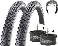 29 Zoll MTB Reifen Set mit Pannenschutz 29x2,10 (54-622) Reflex inkl. 2 Schläuche SV