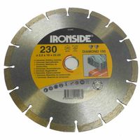 Ironside 241-008 Diamant Schleifscheibe 230mm 2,5/7mm Diamond 100, segmentiert, grau