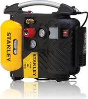Stanley Kompressor DN200/10/5  Kompressor 10 Bar - 5L - 180L/Min - Tragbarer Kompressor mit Handgriff und Trageriemen - Gelb - Zubehör