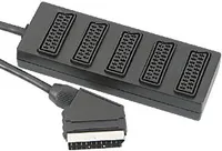 5-drożna skrzynka rozdzielcza Scart
