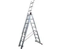 Hliníkový žebřík ALVE Helper 3 x 8 příček typ 6608