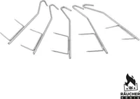5 Stück - Deluxe-Räucherhaken, 15 cm - Stahl, verzinkt