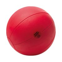 Togu Medizinball aus Ruton, 1 kg, ø 21 cm, Rot