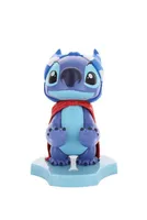 Disney Stitch purpurový držiak na telefón Cableguys 11 cm pre smartfóny a ovládače