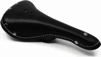 Selle Monte Grappa 1975 Retro Sattel – Echtes Leder, handgemacht, schwarz