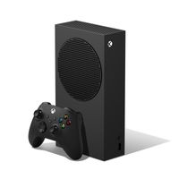 Microsoft XXU-00008 Spielkonsole 1 TB WLAN Schwarz  MICROSOFT Produktfarbe: Schwarz, Eingebauter Ethernet-Anschluss: Ja, Anzahl USB 3.2 Gen 1 (3.1 Gen 1) Typ-A Ports: 3, WLAN: Ja, Interne Speicherkapazität: 1 TB, Speichermedien: SSD, Bluetooth: Nein, Plattform: Xbox Series S, Anzahl HDMI-Anschlüsse: 1, Integriertes optisches Laufwerk: Nein, Anzahl enthaltener Controller: 1, Videospiel enthalten: Nein