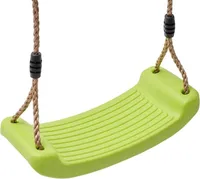 TRIBECCO Schaukel, Spielplatz, Sitz Anti-Rutsch, Kunststoff-Schaukel, Schaukelbrett (Apfelgrün)