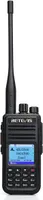 Retevis RT3S DMR Funkgeräte, GPS Dualband Amateurfunk, 3000 Kanäle DTMF Aufnahmefunktion, Kompatibel mit MOTOTRBO TierⅠ& Ⅱ für Funkamateure (1 STK, Schwarz)