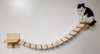 Elmato 13035 Katzen Wandhängebrücke, Treppe, Katzenzubehör, 150x20cm