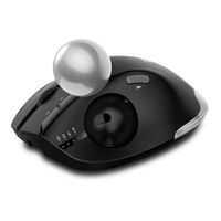 ZELOTES F-33 Trackball-Maus, drei Modi (BT5.2/2.4G/USB), Geeignet für 2D/3D-Grafikdesigner, CAD-Zeichnung, PS，RGB programmierbar