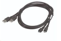 Zebra Micro USB sync cable, Schwarz