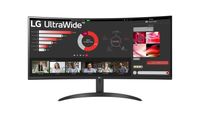 LG UltraWide 34WR50QC-B - LED-Monitor - gebogen - 86.42 cm (34")