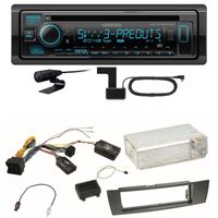 Kenwood KDC-BT960DAB Bluetooth Digitalradio Einbauset für BMW E87 E81 E82 X1 E84