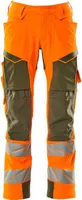 Mascot Hose mit Knietaschen Accelerate Safe 19079, Farbe:hi-vis orange/moosgrün, Größe:C49-lang