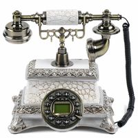 Festnetz Telefon Vintage Retro Antik Telefon Kabelgebundene Desk Dekor Ornament 